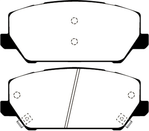 EBC Yellowstuff Front Brake Pads for Hyundai Veloster N 2019-2021 Street Track