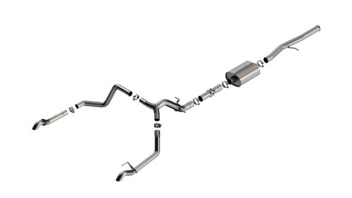 Borla Atak Cat Back Exhaust System for 2022-2023 Silverado/ZR2 Sierra 1500 AT4X