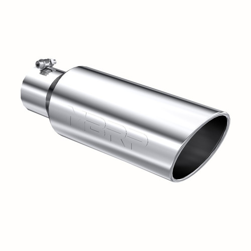 MBRP 6in Rolled End Exhaust Tip 4in Inlet T304 Stainless 18in