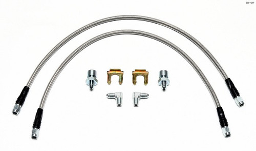 Wilwood Flex Brake Line Kit 22in L 3/8-24 Flare Fittings