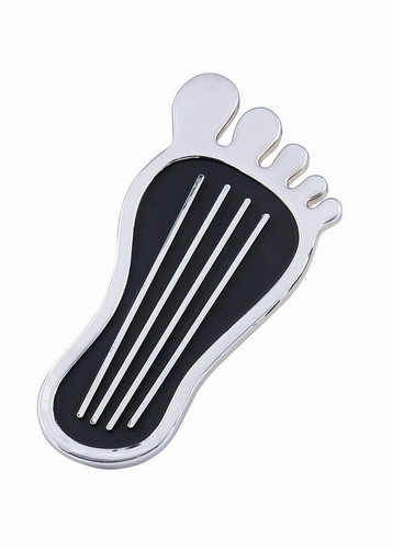 Mr Gasket Barefoot Gas Pedal Chrome Bolt On Universal Steel Design