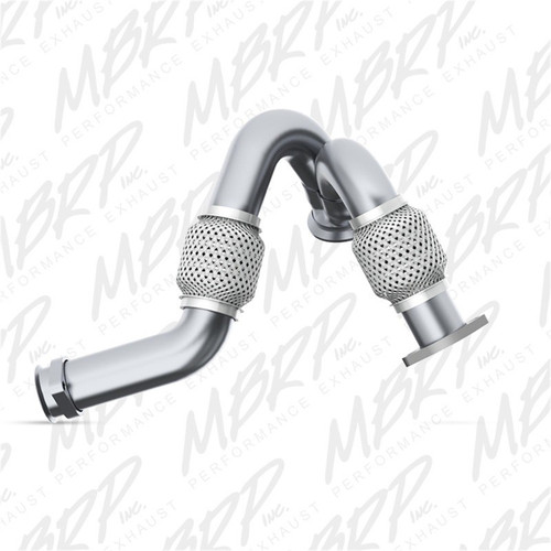 MBRP Armor Lite Turbocharger Up Pipe Dual 4-inch for 2003-2007 Ford F-250 V10/V8