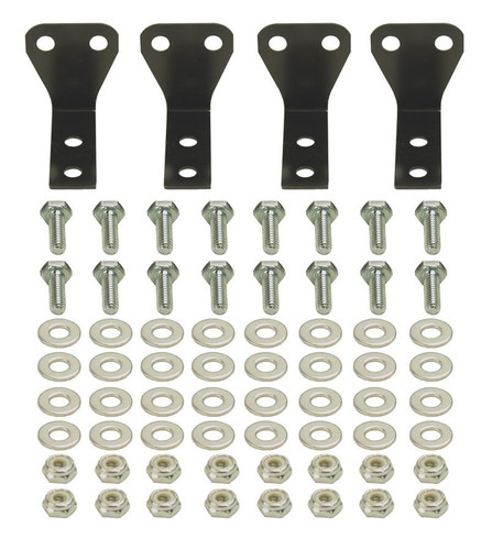 Derale Fluid Cooler Mounting Bracket Kit for Stacked Coolers 50020