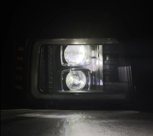 AlphaRex LUXX Series Projector Headlights Black Ford F-150 1993-1996