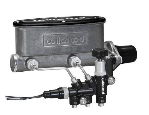 Wilwood Tandem Master Cylinder Kit 1in Bore w/ Prop Valve 261-13269 Brake