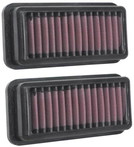 K&N High Flow Air Filter Set for BMW X3 X4 3.0L Turbo Drop In 33-3160