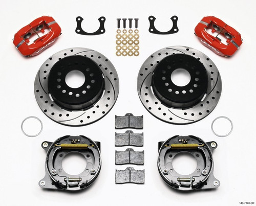 Wilwood 140-7140-DR Forged Dynalite Rear Disc Brake Kit Ford 2.50in Offset