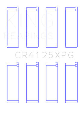 For King Subaru EJ20/EJ22/EJ25 (Suites 52mm Journal Size) Tri-Metal Perf Rod