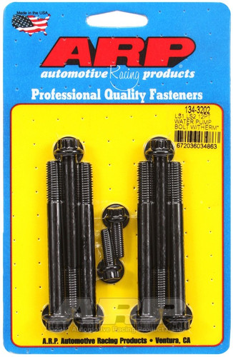 ARP Water Pump Bolt Kit 12 Point for GM LS1 LS2 w Thermostat Housing