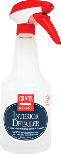 Griots Garage Interior Detailer 22oz Cleaner Spray For Car Interior Dash Trim
