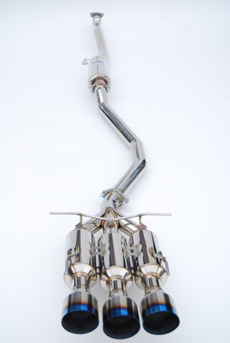 Invidia Gemini Triple Titanium Tip Cat-Back Exhaust For 17+ Honda Civic Si Sedan