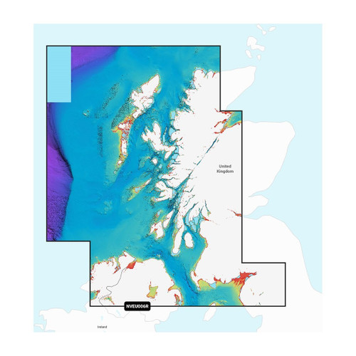 SCOTLAND WEST For COAST GARMIN NAVIONI