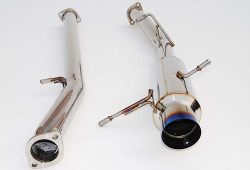Invidia 76mm N1 Racing Titanium Tip Cat-Back Exhaust Subaru WRX STi 2002-2007