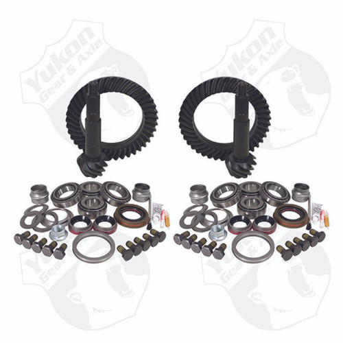 For Yukon Gear & Install Kit Package For Jeep JK Rubicon In A 4.56 Ratio