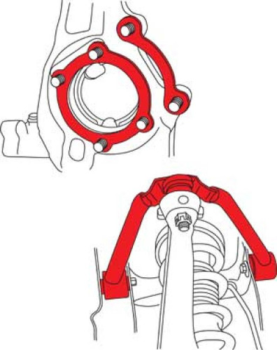 SPC Performance Adjustable Control Arms Nissan 350Z Infiniti G35 2003-2007