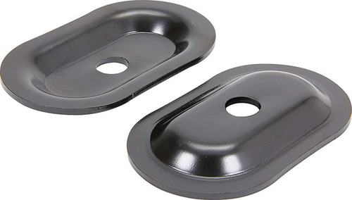 Allstar Performance Steel Seat Belt Anchors Pair Black Paint Finish - (Pair)