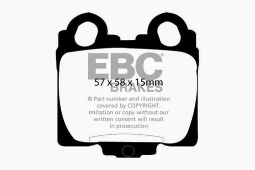 EBC Yellowstuff Rear Brake Pads Lexus GS300 GS430 1998-2005