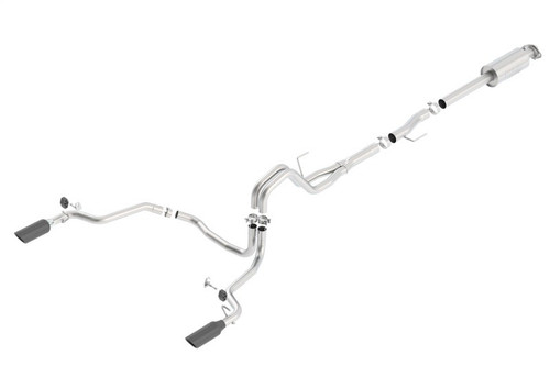 Borla Atak Cat Back Exhaust Black Tips for 2015-2020 Ford F-150 2.7L 3.5L 5.0L