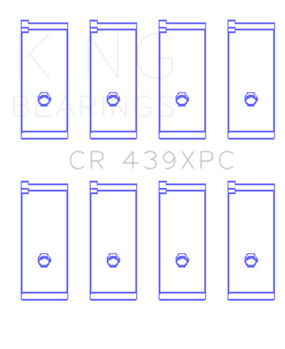 King CR439XPC Rod Bearing Set for Honda B18A1 B18B1 Civic Integra STD Size