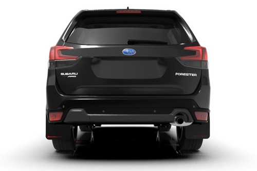 Rally Armor UR Mud Flaps Subaru Forester 2019-2021 Black Red Logo