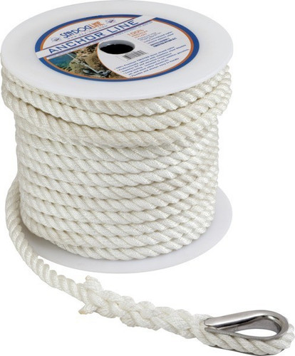 TWISTED NYLON ANCHOR LINE For 3/8'