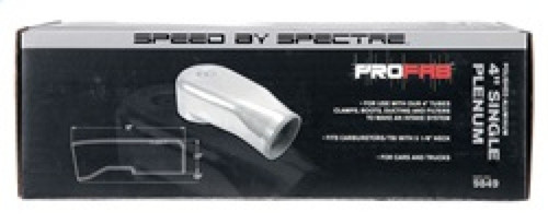 Spectre Air Intake Plenum 9849 4in Diameter Inlet For Automotive Use