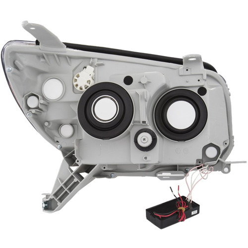 ANZO Projector Headlights w/ Halo Black for 2006-2009 Toyota 4Runner
