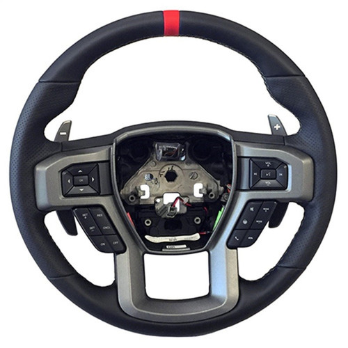 Ford Racing Heated Steering Wheel Kit Red Sightline OEM for 2015-2018 Ford F-150