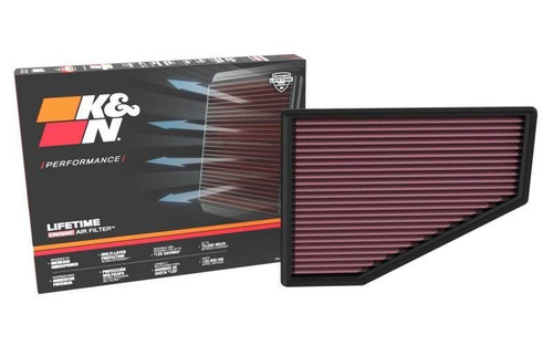 K&N High Flow 33-5123 Panel Air Filter For 2021+ Jeep Grand Cherokee 3.6L