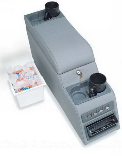 Rampage Locking Center Console Jeep Wrangler 1988-1995 Gray Interior