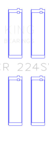 King Engine Bearings Connecting Rod Bearing Set for 2006-13 BMW S65B40A S85B50A