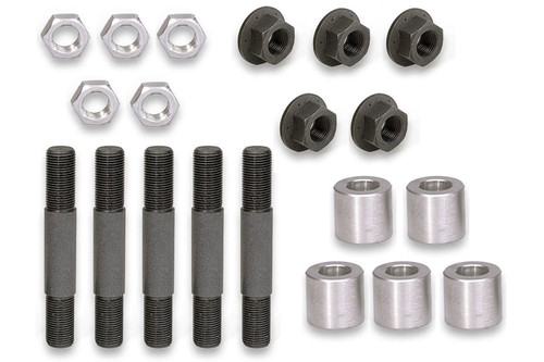 Moroso 5/8-18 Wheel Stud Kit 4.406in Screw In Black Lug Nuts 46140