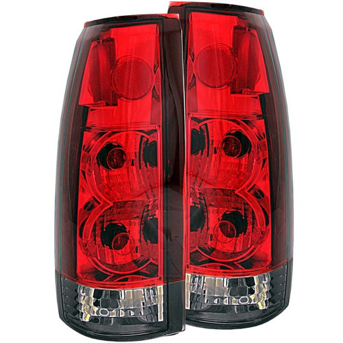 ANZO G2 Tail Light Assembly 1988-1997 GMC Cadillac Escalade Red/Smoke Pair
