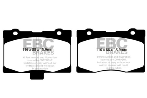 EBC Yellowstuff Front Brake Pads For Acura RL 2005-2012 High Performance Set