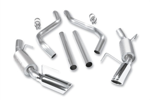 Borla ATAK Axle-Back Exhaust for 2005-2009 Ford Mustang GT Shelby GT500