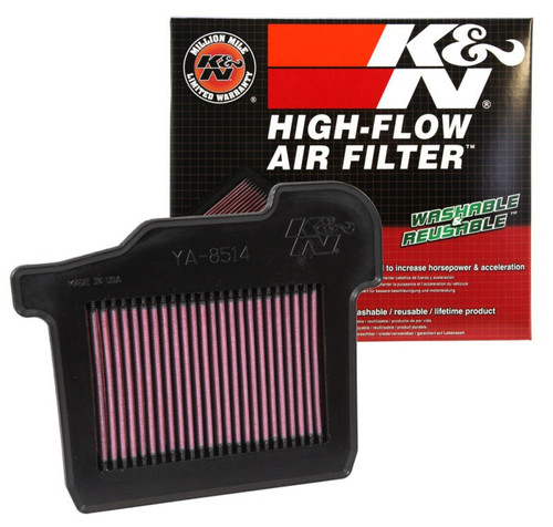 K&N YA-8514 High Flow Replacement Panel Air Filter For Yamaha FZ-09 MT-09 2014