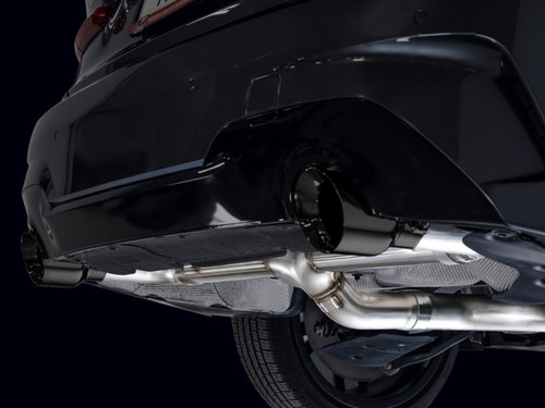 AWE Track Edition Axle-Back Exhaust for BMW 330i 430i  Diamond Black Tips