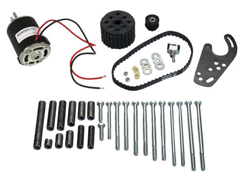 Moroso 63750 Electric Water Pump Drive Kit 12V with Pulleys Belt Switch Hardware
