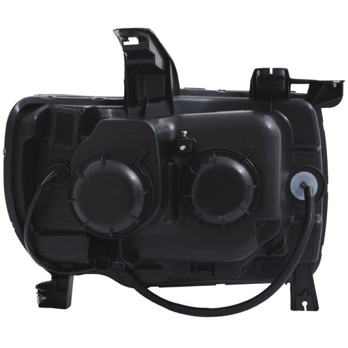 ANZO Projector Headlights For GMC Canyon 2015-2022 Black Amber Halogen Pair