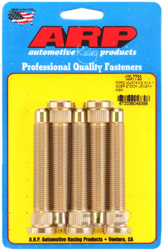 ARP M14 Wheel Stud Kit 1 in Over Stock 100-7733 for 2015 Ford Mustang