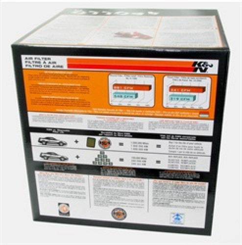 K&N For Apollo RC-5052AB Universal Cold Air Intake System w/ Air Box