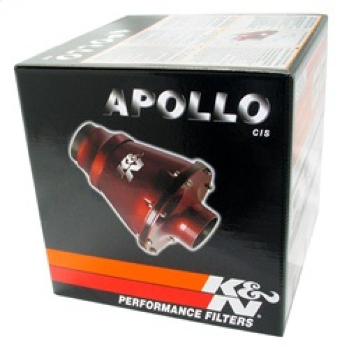 K&N For Apollo RC-5052AB Universal Cold Air Intake System w/ Air Box