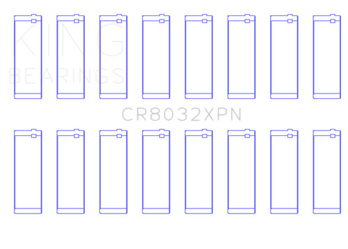 King Connecting Rod Bearing Set for 2003-2022 Dodge Ram 1500 Chrysler 345 370