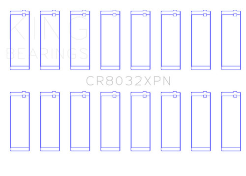King Connecting Rod Bearing Set for 2003-2022 Dodge Ram 1500 Chrysler 345 370