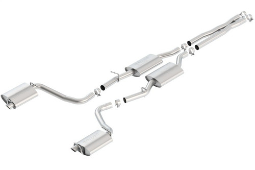 Borla S Type Cat Back Exhaust for 2015-22 Chrysler 300/Dodge Charger RT 5.7L V8