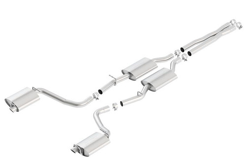Borla S Type Cat Back Exhaust for 2015-22 Chrysler 300/Dodge Charger RT 5.7L V8