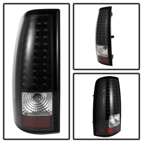 SPYDER xTune LED Tail Lights Black Chevrolet Silverado 1500 2500 2003-2005