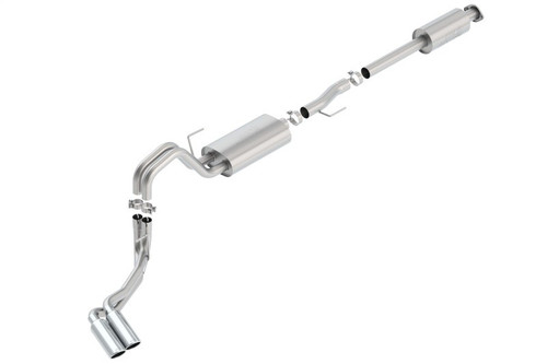 Borla S Type Cat Back Exhaust for 2015-2020 Ford F-150 2.7L 3.5L, 5.0L Engines