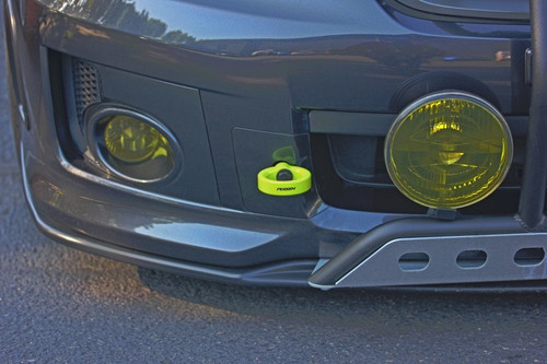 Perrin Front Tow Hook for Subaru WRX STI Impreza Legacy Neon Yellow PSP-BDY-231N