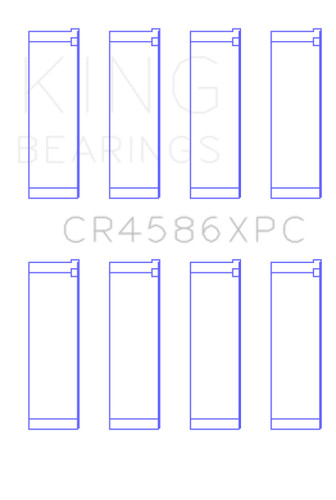 King Engine Bearings Connecting Rod Bearing Set for Mitsubishi Lancer 2008-2014